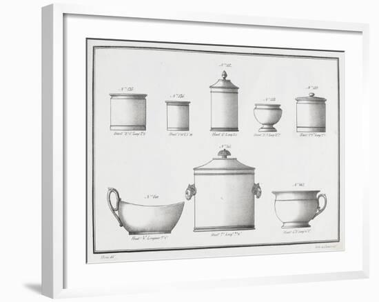 Catalogue of the Porcelain Factory Coussac Bonneval-null-Framed Giclee Print