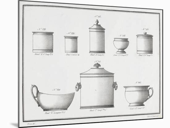 Catalogue of the Porcelain Factory Coussac Bonneval-null-Mounted Giclee Print