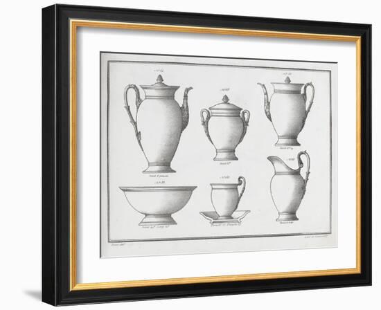 Catalogue of the Porcelain Factory Coussac Bonneval-null-Framed Giclee Print