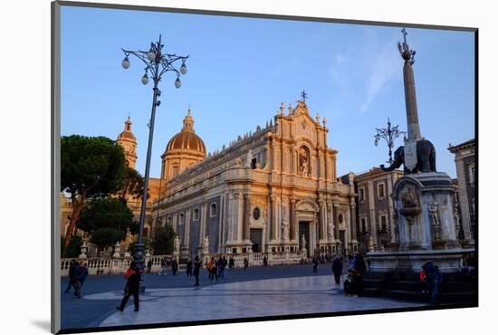 Catania Cathedral, dedicated to Saint Agatha, Catania, Sicily, Italy, Europe-Carlo Morucchio-Mounted Photographic Print