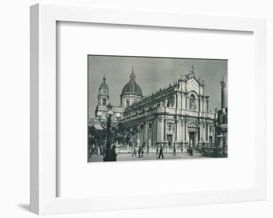 Catania Cathedral, Sicily, Italy, 1927-Eugen Poppel-Framed Photographic Print