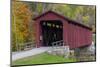 Cataract Covered Bridge over Mill Creek at Lieber, Indiana-Chuck Haney-Mounted Photographic Print