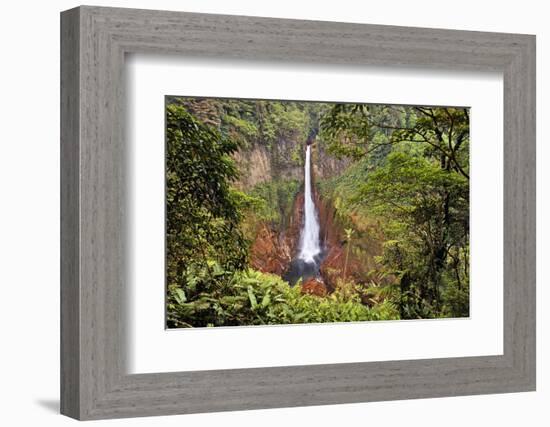 Catarata Del Toro Waterfall, in the mountains of Bajos del Toro Amarillo, Sarchi, Costa Rica-Adam Jones-Framed Photographic Print