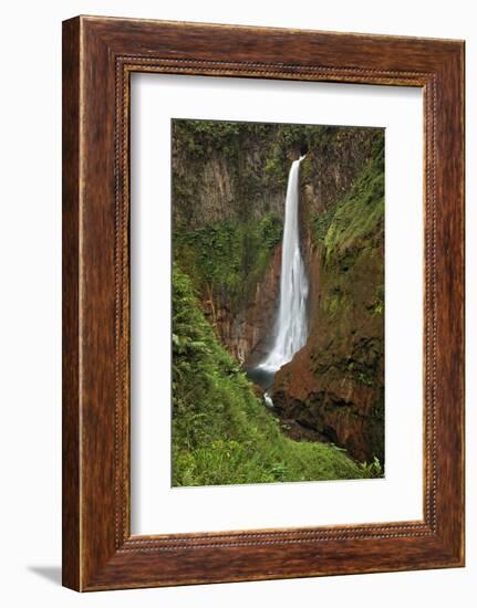 Catarata Del Toro Waterfall, in the mountains of Bajos del Toro Amarillo, Sarchi, Costa Rica-Adam Jones-Framed Photographic Print