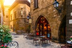 Old Street at in Trastevere, Rome, Italy. Trastevere is Rione of Rome, on the West Bank of the Tibe-Catarina Belova-Premier Image Canvas