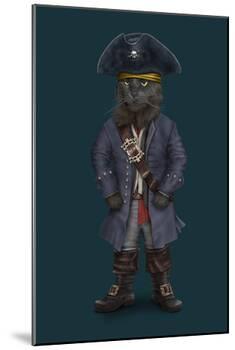 CatBeard (Pets Rock)-Takkoda-Mounted Art Print