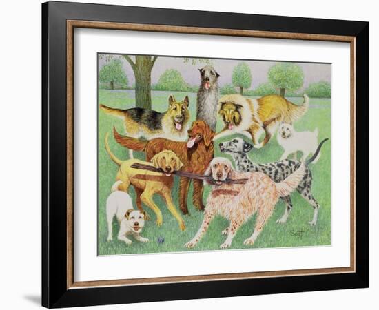 Catch and Carry-Pat Scott-Framed Giclee Print