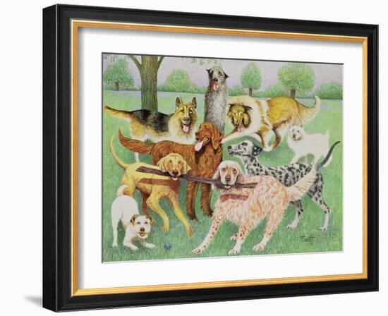 Catch and Carry-Pat Scott-Framed Giclee Print