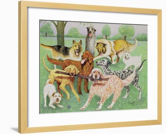 Catch and Carry-Pat Scott-Framed Giclee Print