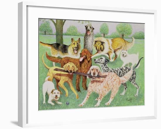 Catch and Carry-Pat Scott-Framed Giclee Print