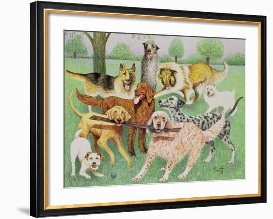 Catch and Carry-Pat Scott-Framed Giclee Print
