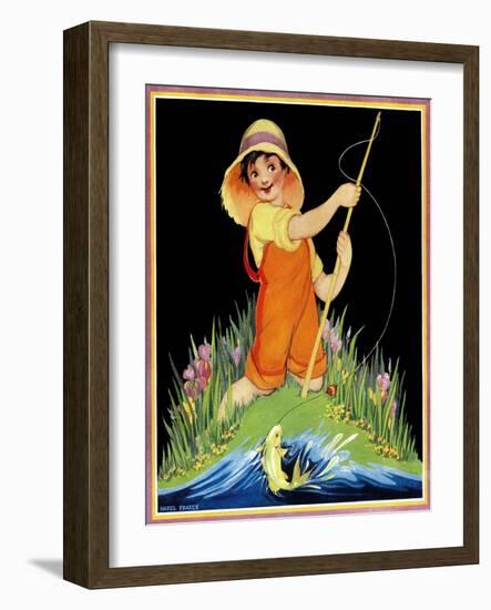 Catch of the Day - Child Life-Hazel Frazee-Framed Giclee Print