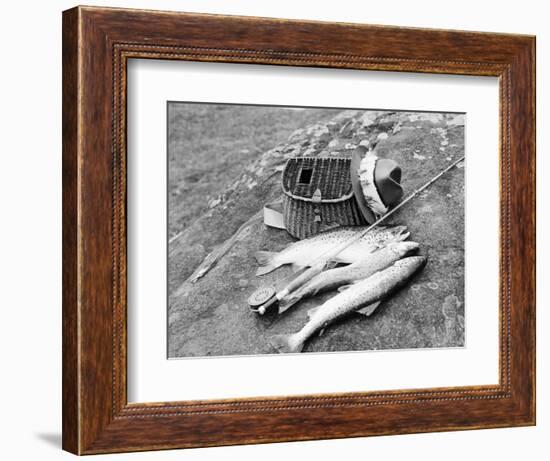 Catch of Trout-Bettmann-Framed Photographic Print