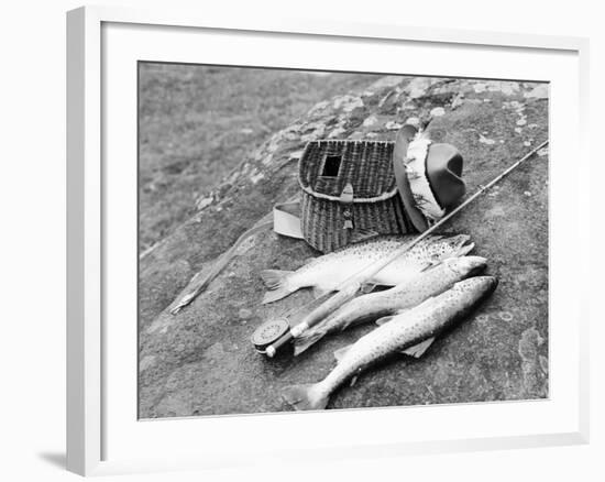 Catch of Trout-Bettmann-Framed Photographic Print