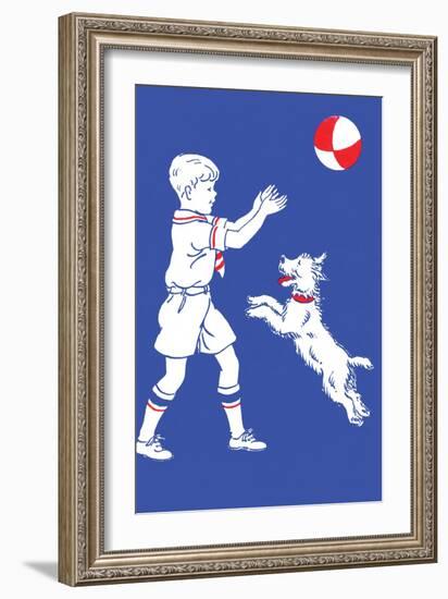 Catch the Ball-Julia Letheld Hahn-Framed Art Print