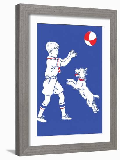 Catch the Ball-Julia Letheld Hahn-Framed Art Print