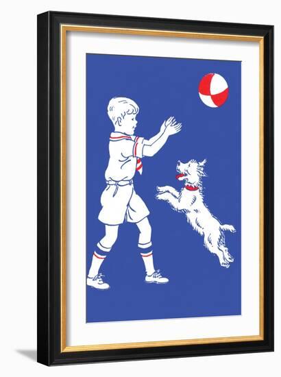 Catch the Ball-Julia Letheld Hahn-Framed Art Print