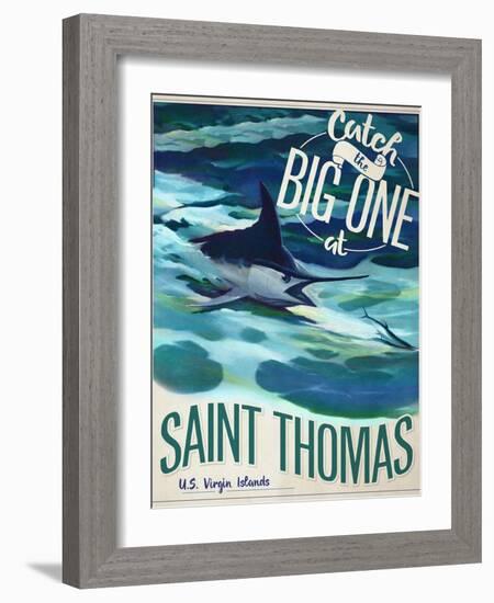 Catch the Big One-null-Framed Giclee Print