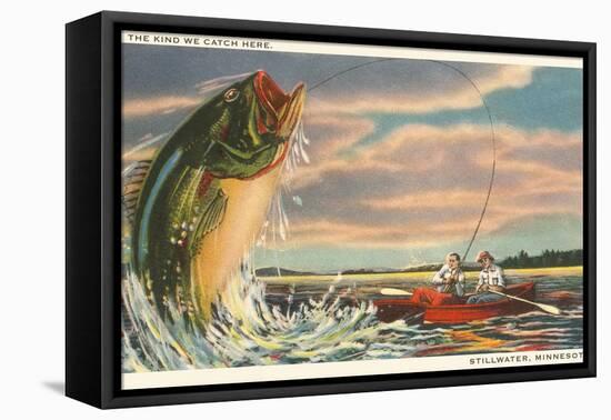 Catching Big Fish, Stillwater, Minnesota-null-Framed Stretched Canvas