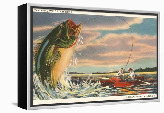 Catching Big Fish, Stillwater, Minnesota-null-Framed Stretched Canvas