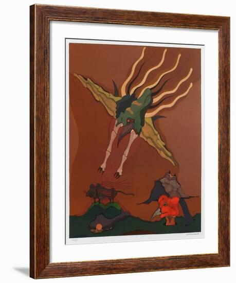 Catching Bird-Jorge Camacho-Framed Limited Edition