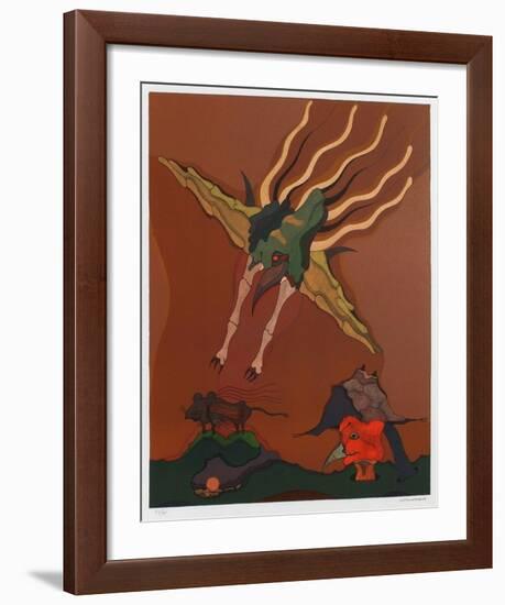 Catching Bird-Jorge Camacho-Framed Limited Edition