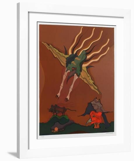 Catching Bird-Jorge Camacho-Framed Limited Edition