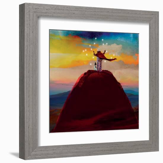 Catching Stars-Nancy Tillman-Framed Art Print