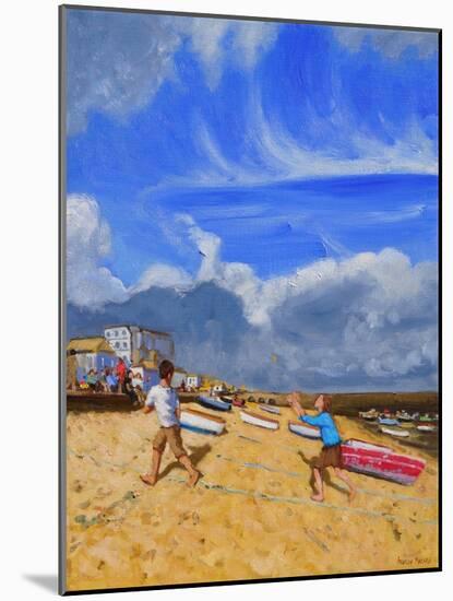 Catching the Ball, St Ives, 2016-Andrew Macara-Mounted Giclee Print