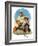 "Catching the Big One", August 3,1929-Norman Rockwell-Framed Giclee Print
