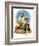 "Catching the Big One", August 3,1929-Norman Rockwell-Framed Giclee Print