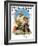 "Catching the Big One" Saturday Evening Post Cover, August 3,1929-Norman Rockwell-Framed Giclee Print