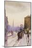 Catching the Tram in Nassau Street, Dublin-Rose Maynard Barton-Mounted Giclee Print