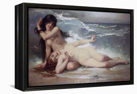 Catching Waves-Paul Albert Laurens-Framed Premier Image Canvas