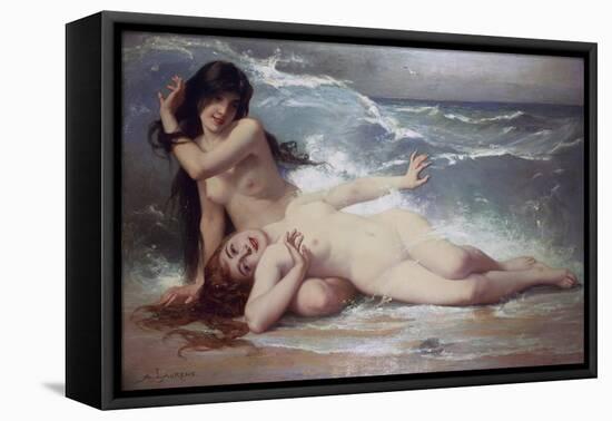 Catching Waves-Paul Albert Laurens-Framed Premier Image Canvas