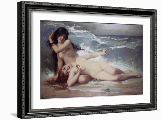 Catching Waves-Paul Albert Laurens-Framed Giclee Print