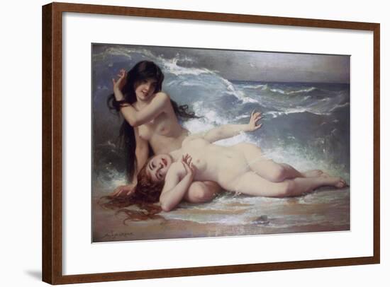 Catching Waves-Paul Albert Laurens-Framed Giclee Print