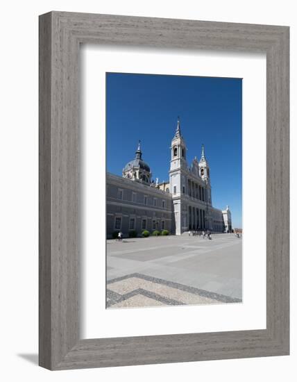 Catedral De La Almudena in Madrid, Spain, Europe-Martin Child-Framed Photographic Print