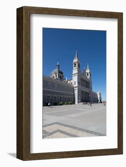 Catedral De La Almudena in Madrid, Spain, Europe-Martin Child-Framed Photographic Print