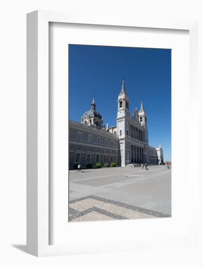 Catedral De La Almudena in Madrid, Spain, Europe-Martin Child-Framed Photographic Print