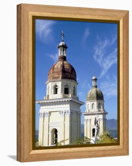 Catedral De La Asuncion on Parque Cespedes, Santiago De Cuba, Cuba, West Indies, Central America-R H Productions-Framed Premier Image Canvas