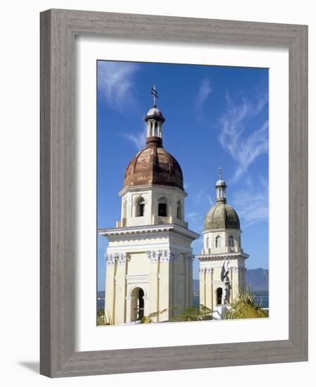 Catedral De La Asuncion on Parque Cespedes, Santiago De Cuba, Cuba, West Indies, Central America-R H Productions-Framed Photographic Print