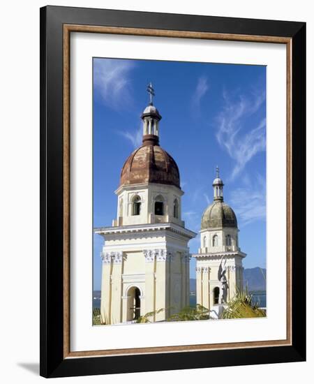 Catedral De La Asuncion on Parque Cespedes, Santiago De Cuba, Cuba, West Indies, Central America-R H Productions-Framed Photographic Print