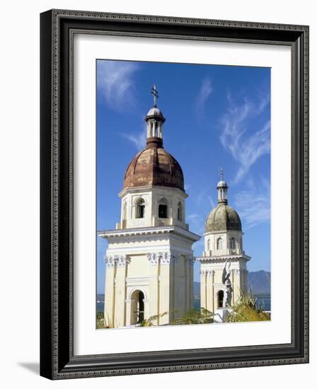 Catedral De La Asuncion on Parque Cespedes, Santiago De Cuba, Cuba, West Indies, Central America-R H Productions-Framed Photographic Print