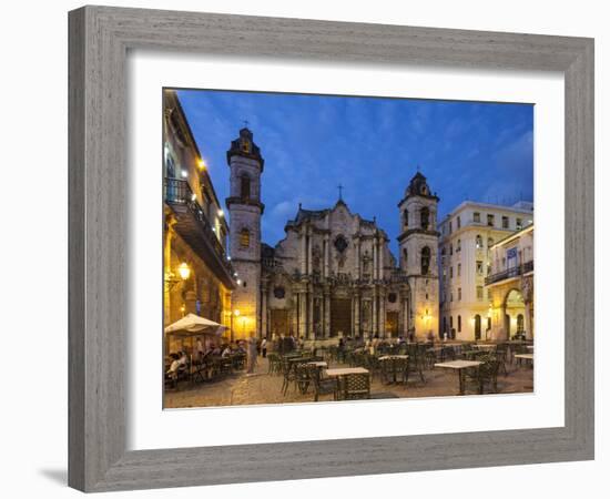 Catedral De la Habana, Plaza De la Catedral, Habana Vieja, Havana, Cuba-Jon Arnold-Framed Photographic Print