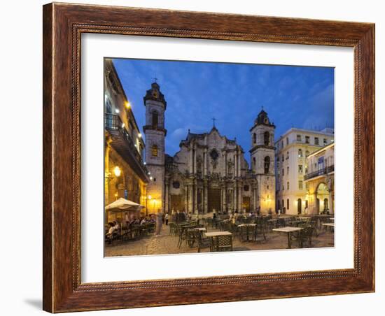 Catedral De la Habana, Plaza De la Catedral, Habana Vieja, Havana, Cuba-Jon Arnold-Framed Photographic Print