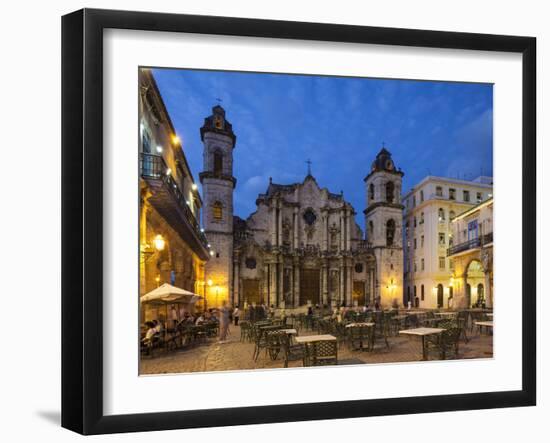 Catedral De la Habana, Plaza De la Catedral, Habana Vieja, Havana, Cuba-Jon Arnold-Framed Photographic Print