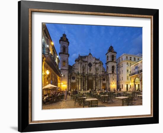 Catedral De la Habana, Plaza De la Catedral, Habana Vieja, Havana, Cuba-Jon Arnold-Framed Photographic Print