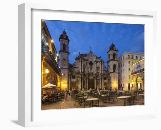 Catedral De la Habana, Plaza De la Catedral, Habana Vieja, Havana, Cuba-Jon Arnold-Framed Photographic Print