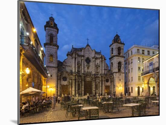 Catedral De la Habana, Plaza De la Catedral, Habana Vieja, Havana, Cuba-Jon Arnold-Mounted Photographic Print